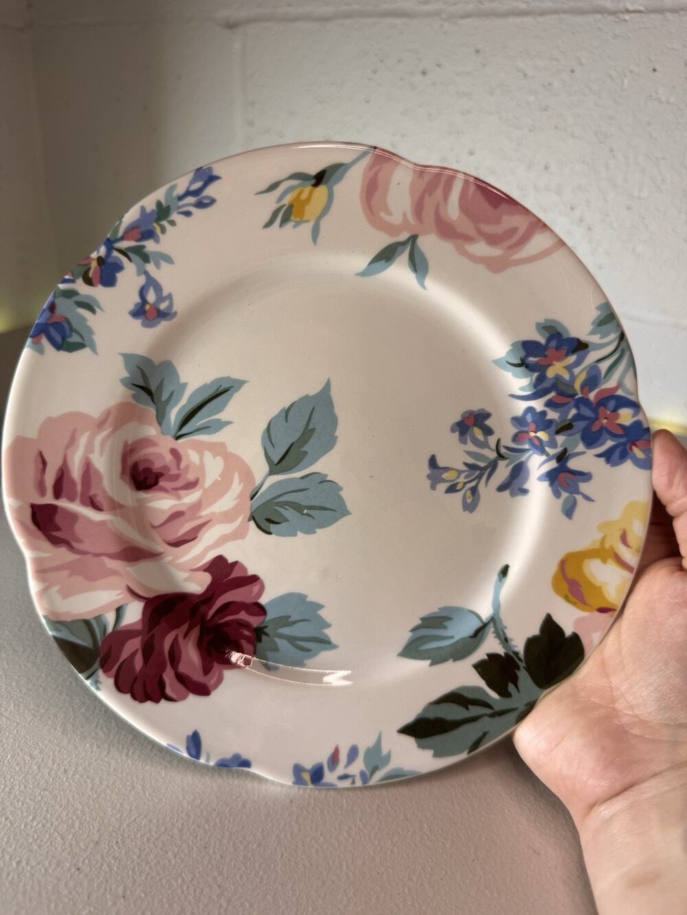 ralph lauren kirsty floral salad plate 8.25” portugal discontinued